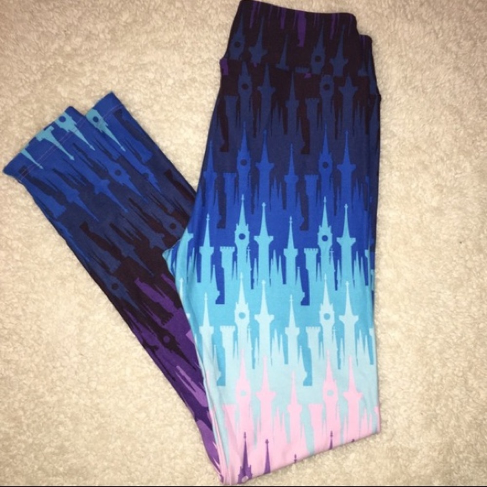 Lularoe Disney Castle Leggings One Size